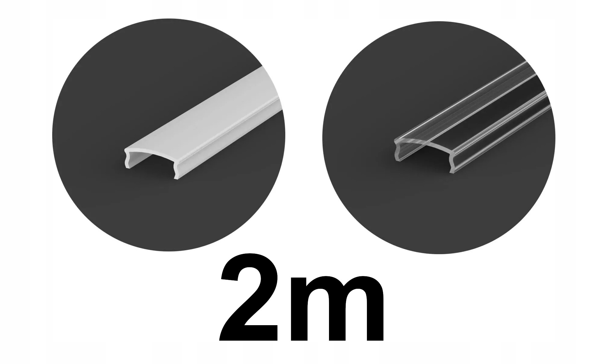KLOSZ OSŁONA 2m do profil P3-1 P4-1 P4-2 P5-1 P6-1