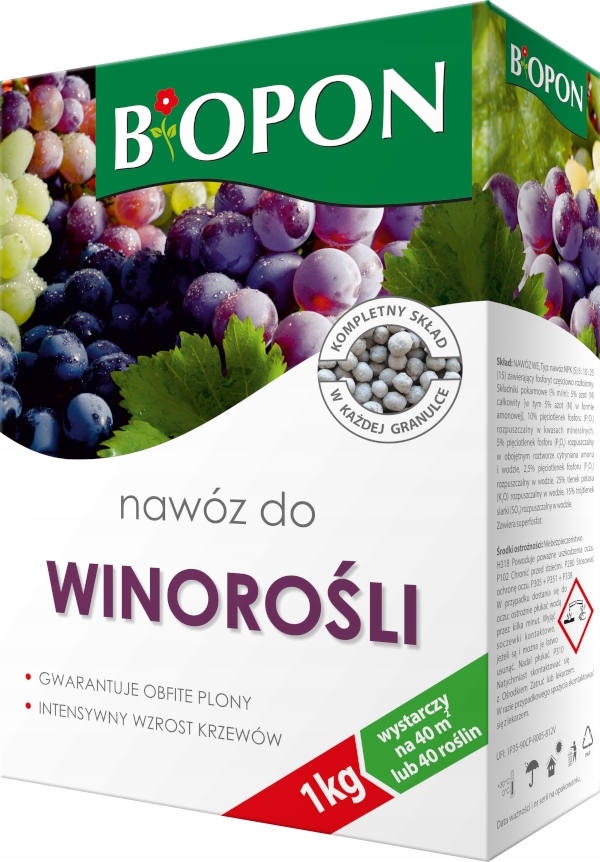 

Nawóz do Winorośli Biopon 1kg