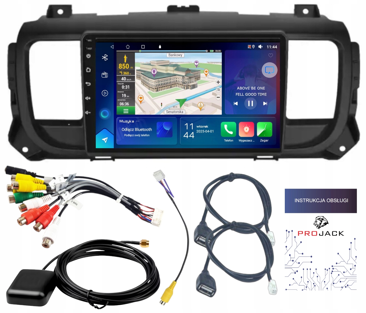 Rádio Navigácia Citroen Jumpy Peugeot Expert Toyota Proace 2016-22 2GB 64GB