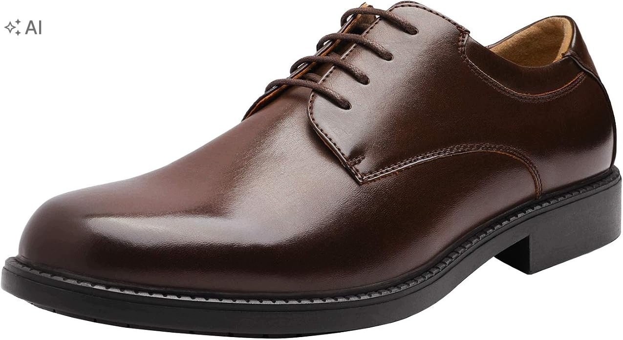 Bruno Marc Hnědé Pánské Polobotky Elegantní Lícové 41 6OA