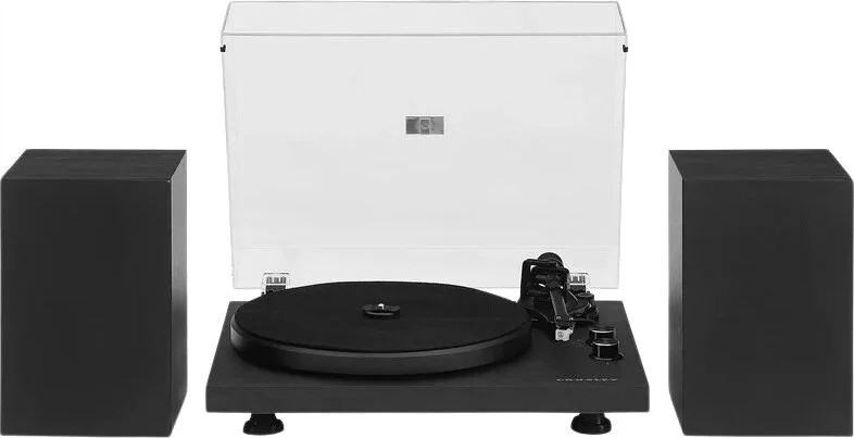 Vinylový gramofon Crosley C62, černá barva