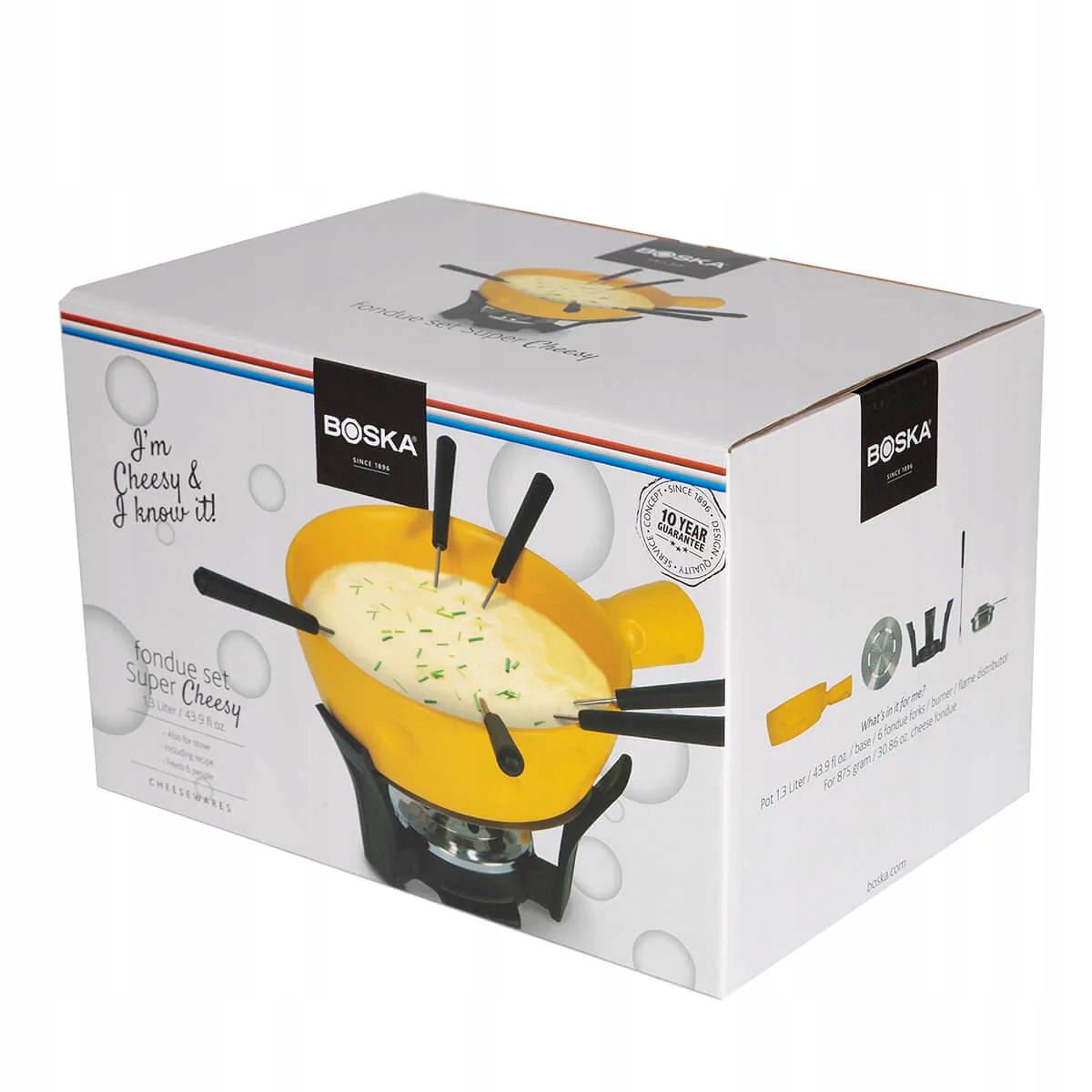 Zestaw do FONDUE dla 6 osób Super Cheesy BOSKA Seria Super Chessy