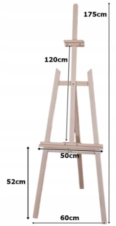 ZESTAW MALARSKI DLA DZIECI DUŻY SZTALUGA FARBY Liczba sztuk w zestawie 1 szt.