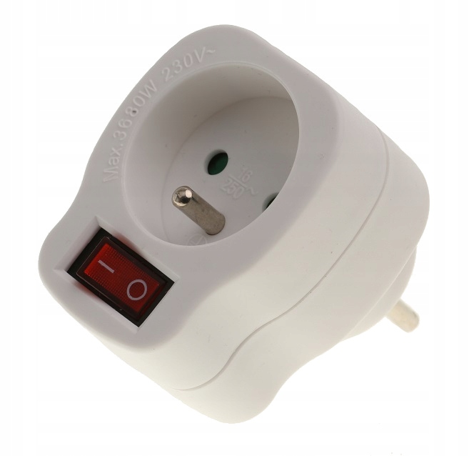 

Rozgałęźnik 1 Gniazdo Z Wyłącznikiem RC-10W