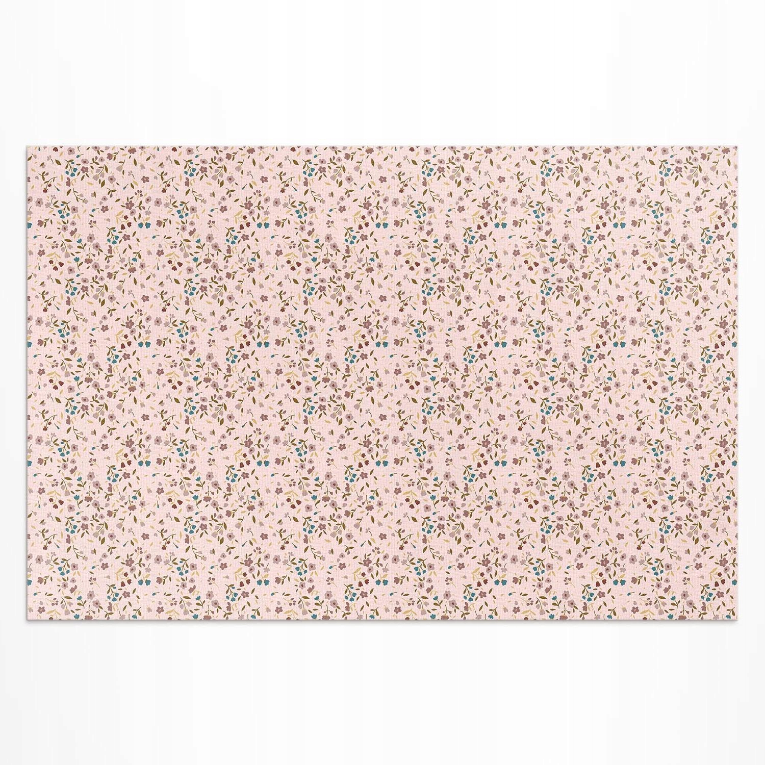 Vinylový koberec Terasa Drobné kvietky na poľnej lúke boho štýl 180 x 120 cm