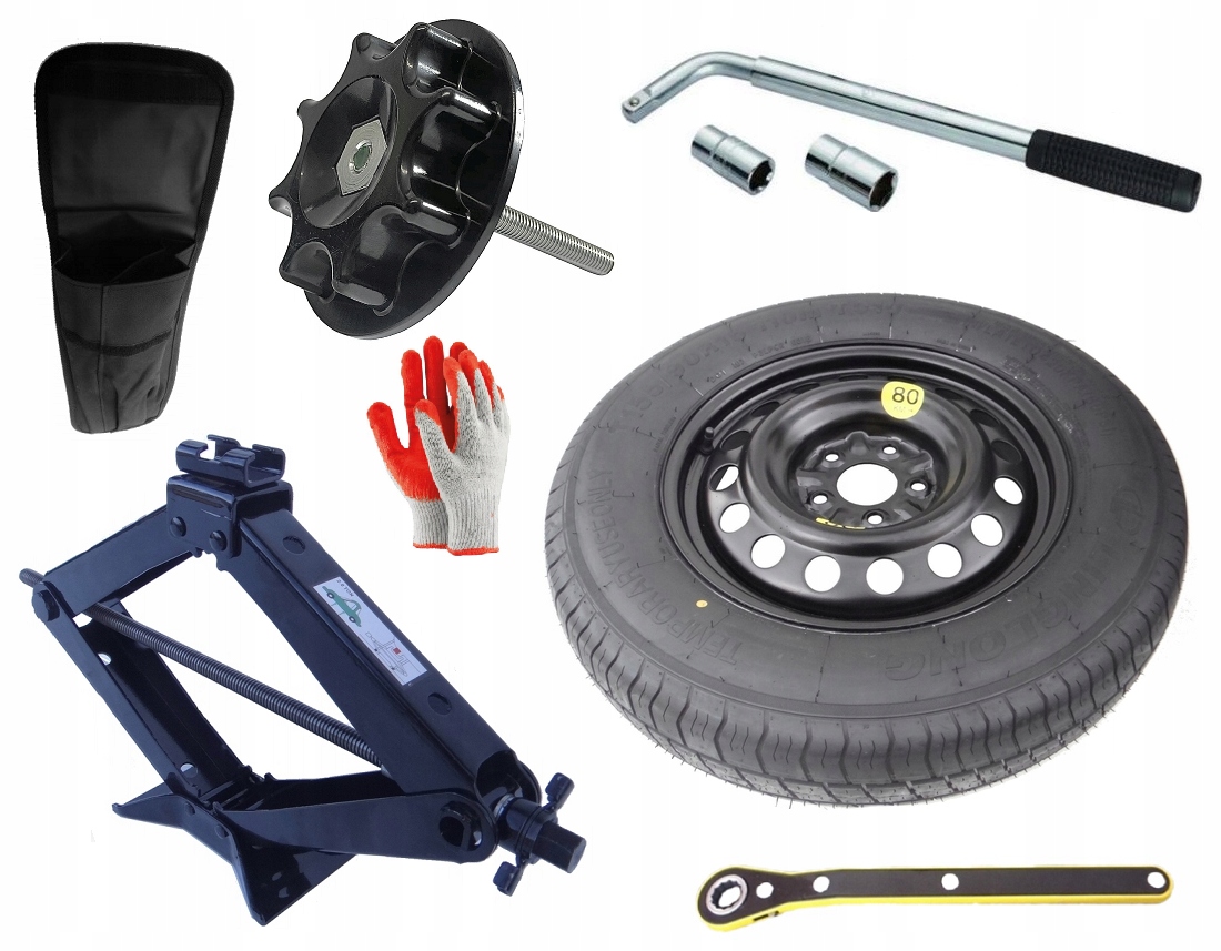 nové Dojezdové Kolo 155/90 R16 Hyundai Santa Fe Sada (šroub)