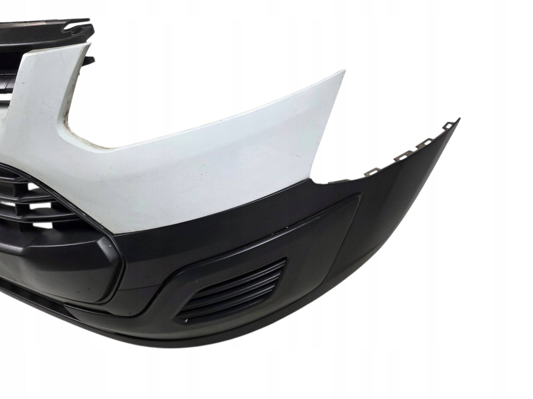 FORD TRANSIT CUSTOM 2013 bumper front front complete colour BIALY