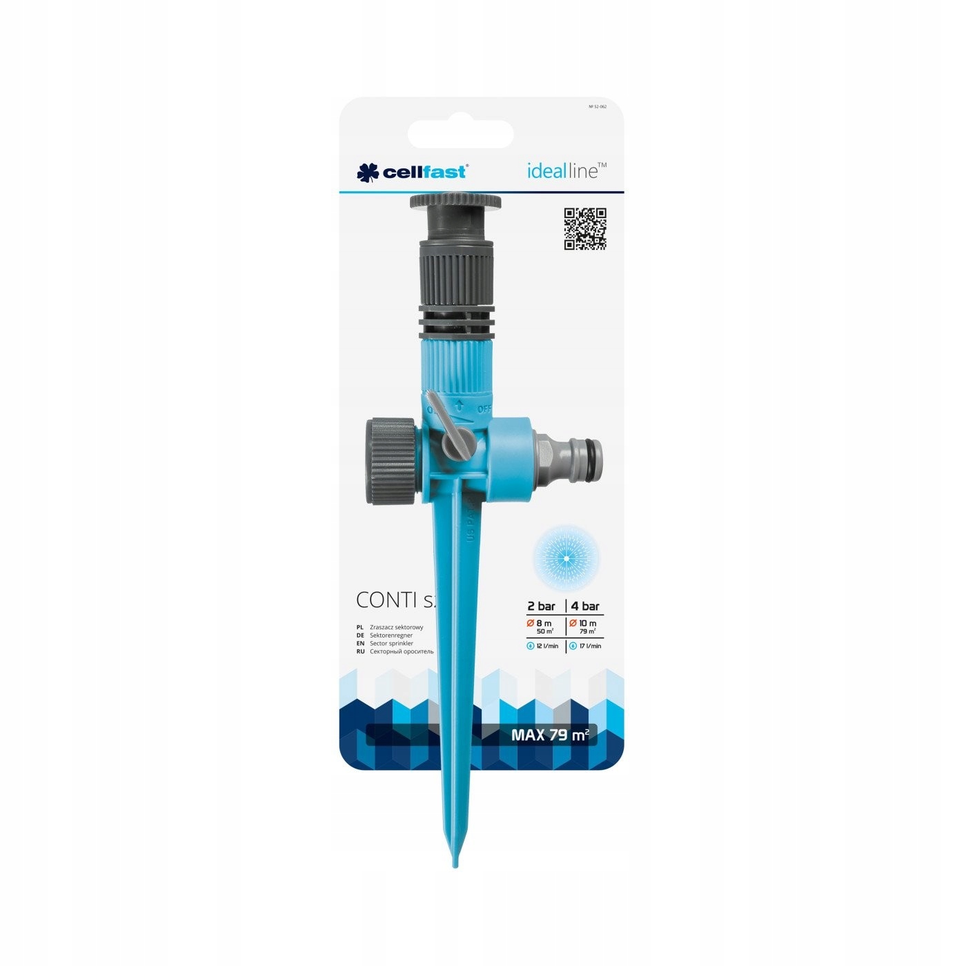 CELLFAST IDEAL ZRASZACZ SEKTOROWY CONTI KARTA 52-062 Marka Cellfast