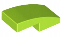 

Lego Skos zakrzywiony 2x1 11477 limonka 4 szt.