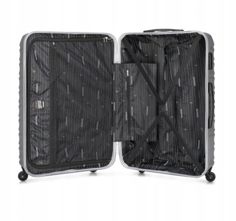 Duża walizka Wittchen ABS szara Model 56-3A-313-01