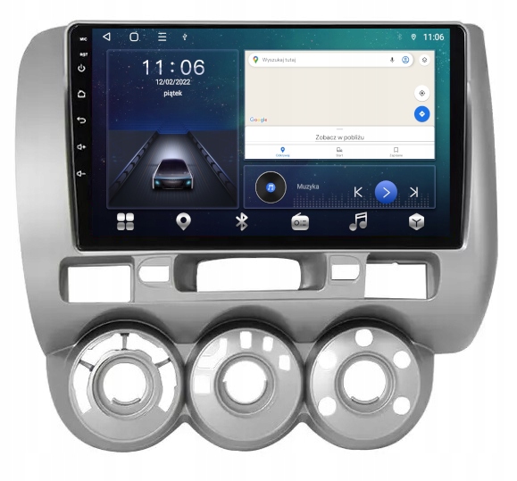 Rádio Gps Bt Honda Jazz 2001-2008 64GB Sim