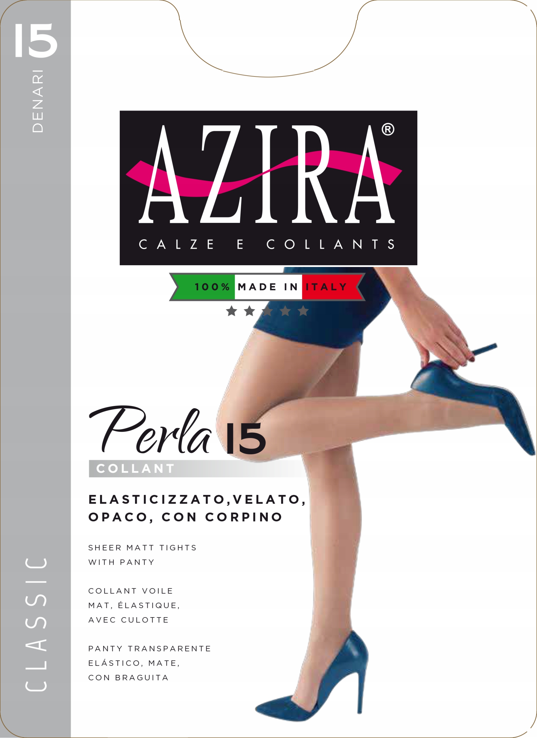 

Azira Collant Donna Perla 15den k.:NERO r.:3
