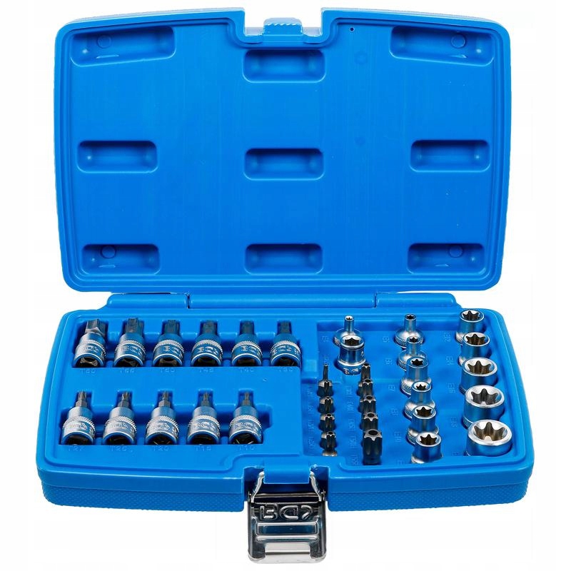 Sada bitů a nástavců 10 mm (3/8") Torx 34 ks, Bgs 5021