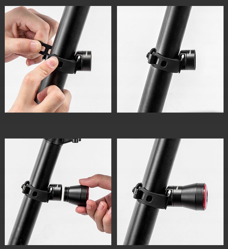 Lampka tylna ROCKBROS Q5 SMART wł/wył 400mAh Waga 55 g