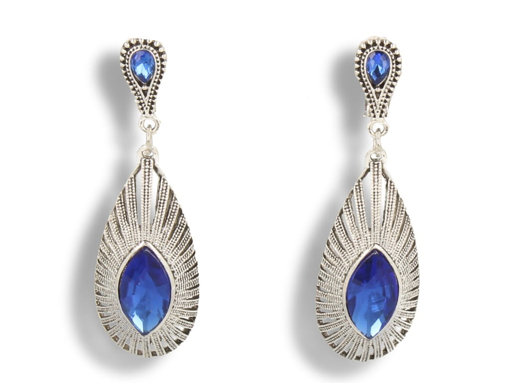 Klipsy do uszu vipere granatowe Stan opakowania oryginalne