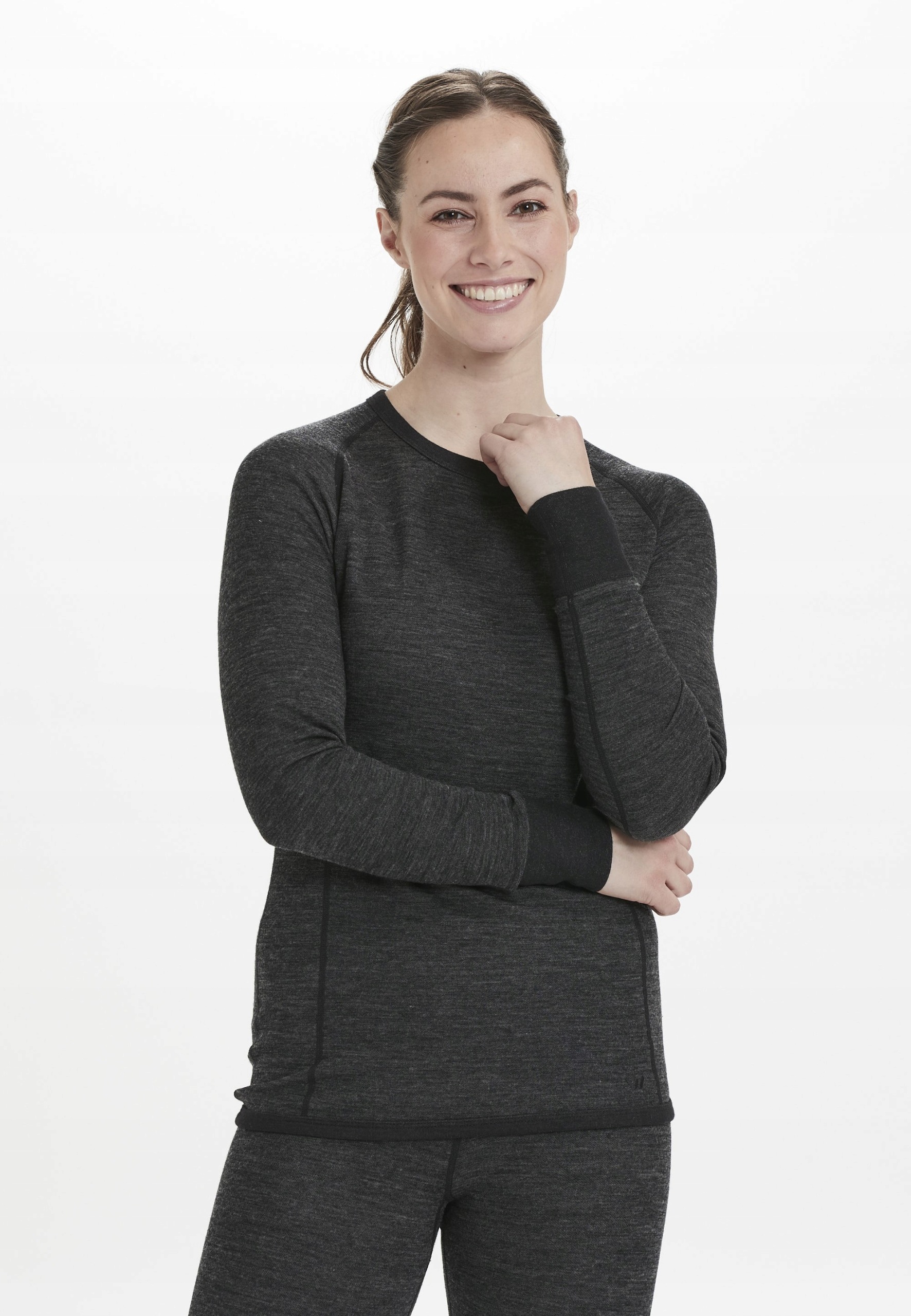 Koszulka termoaktywna damska Whistler Brandi Merino Czarny 42