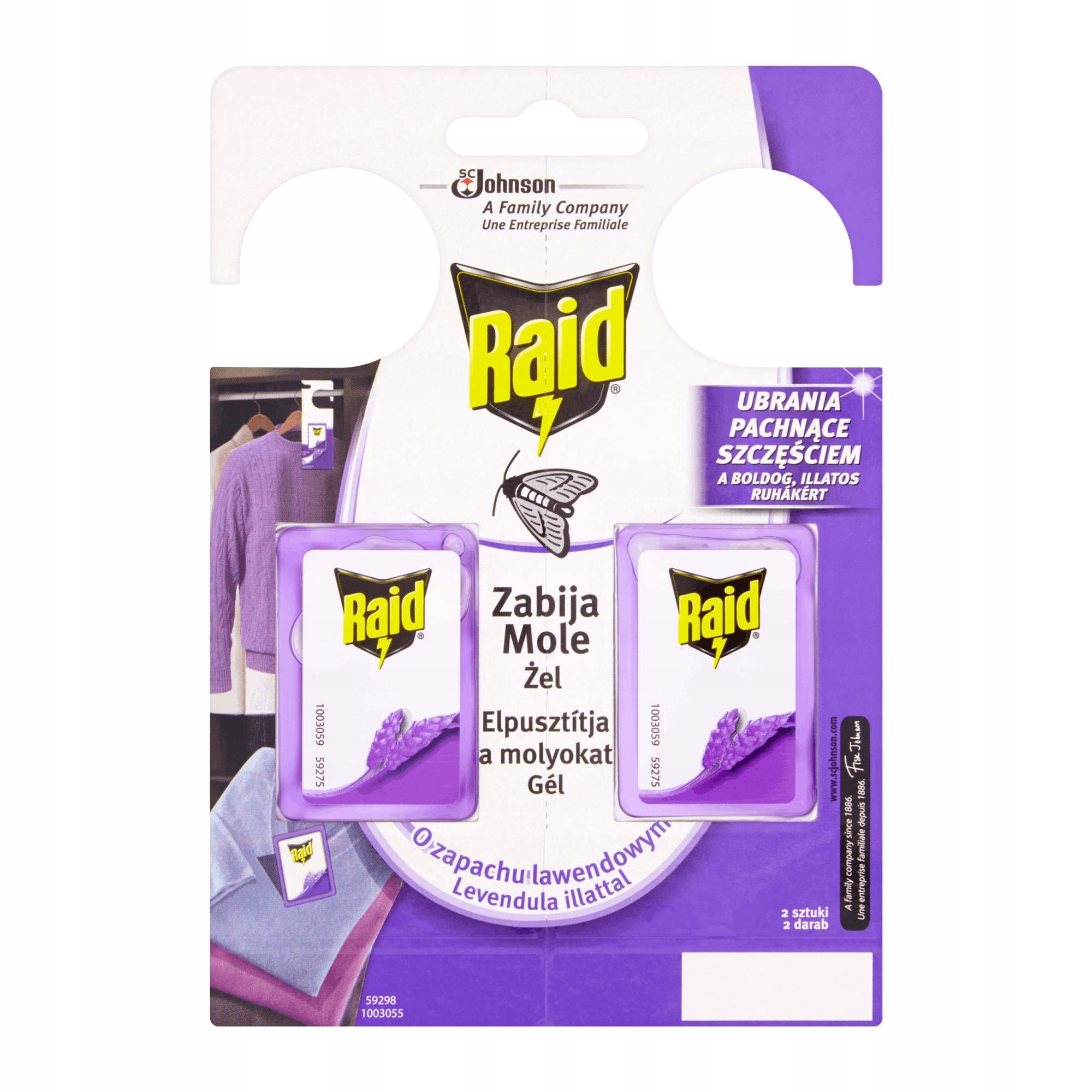 

Raid Zawieszka Na Mole Żelowa Lawenda