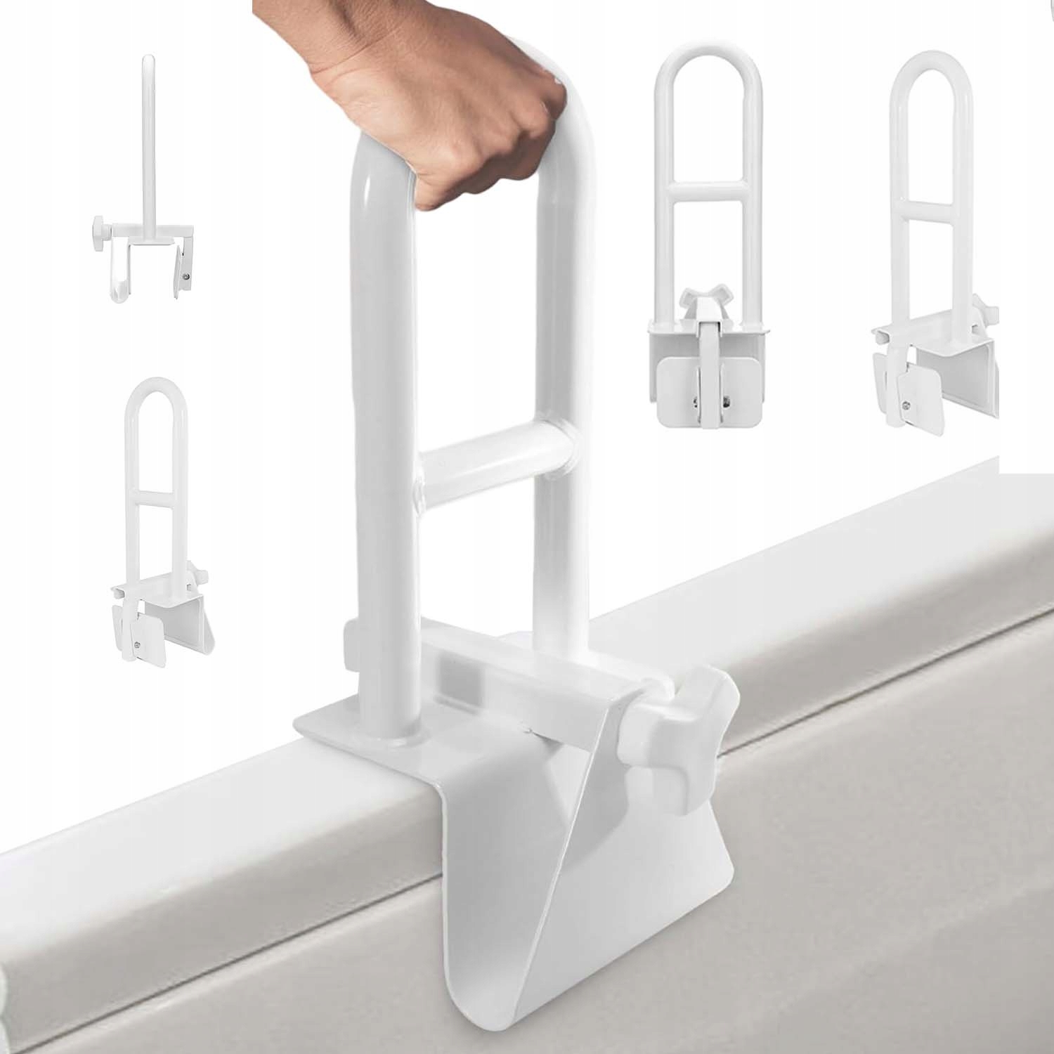 Stabilny Uchwyt Na Wannę Profilowany Dla Seniora Osoby Niepełnosprawnej