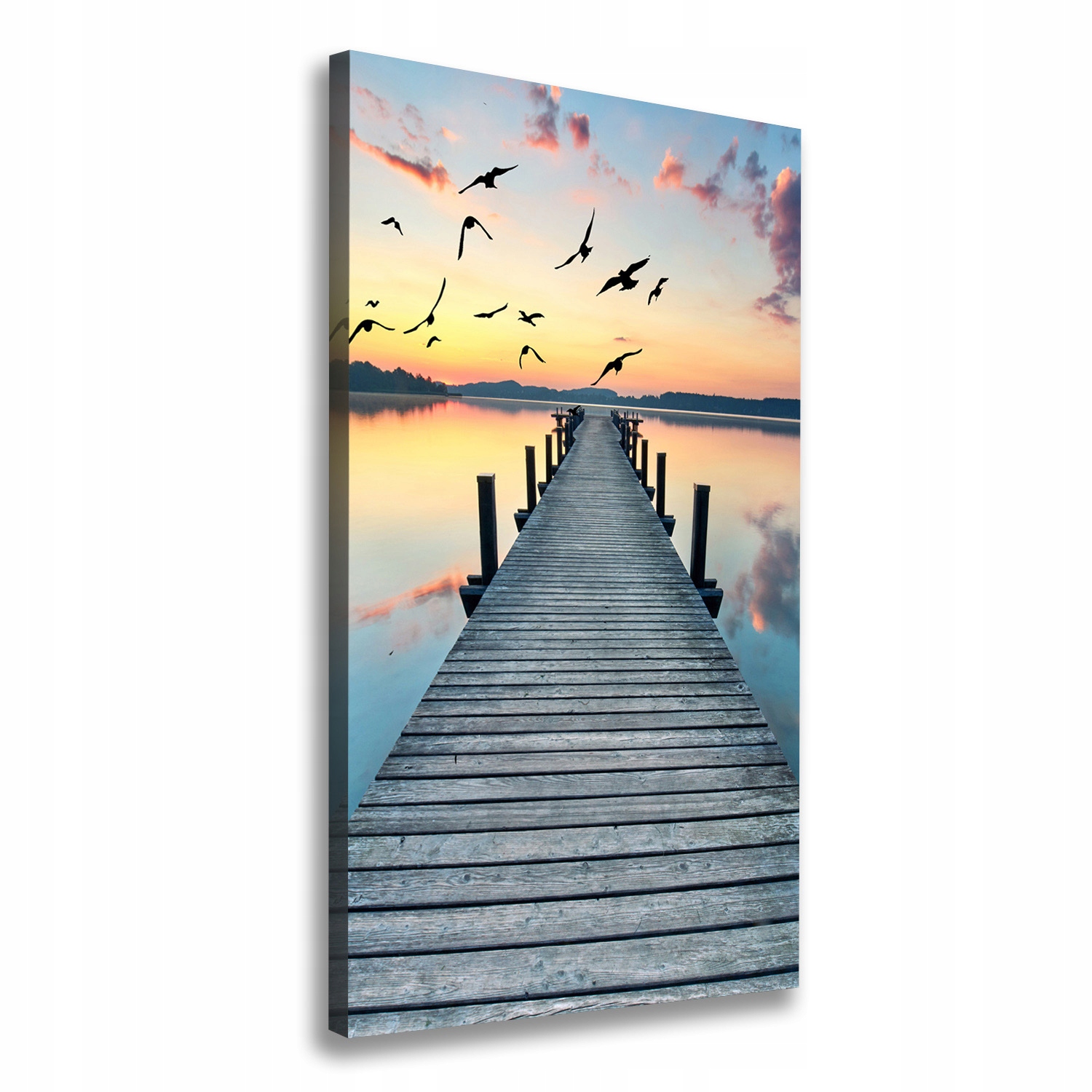 

Foto obraz na płótnie Drewniane molo 70x140 cm