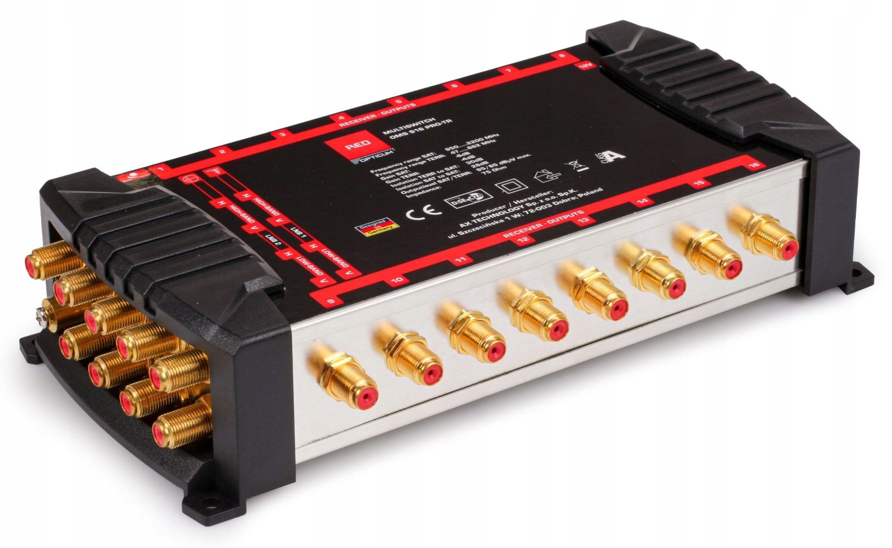 MultiSwitch 9/ 16 Wyjść OPTICUM Astra Hotbird DVBT