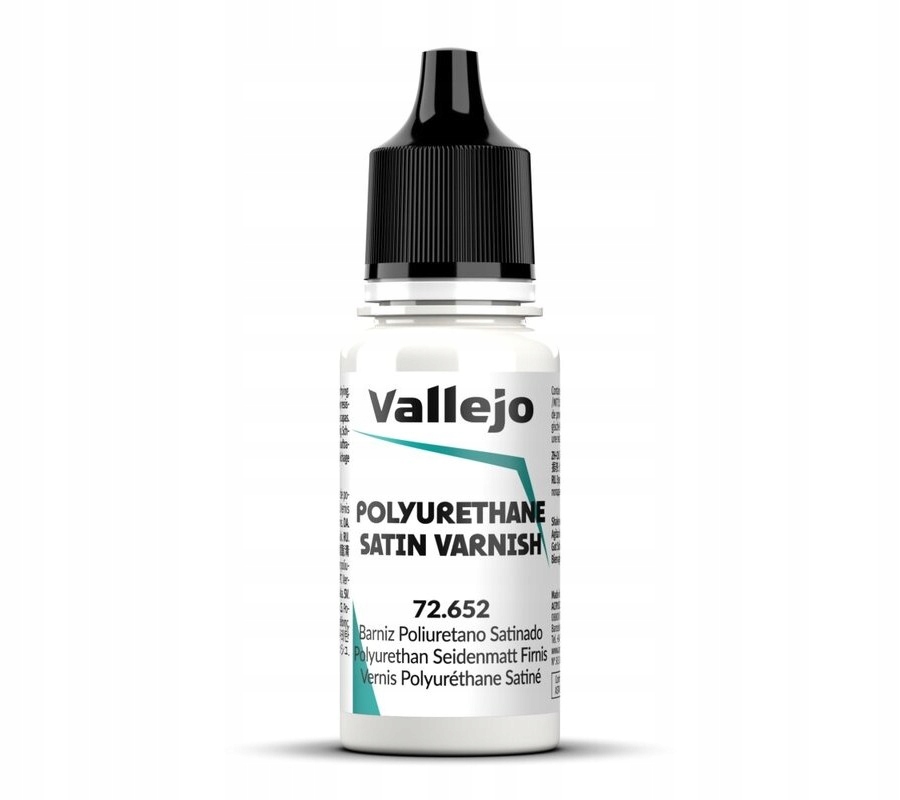 Vallejo 72652 Polyurethane Satin Varnish 18 ml