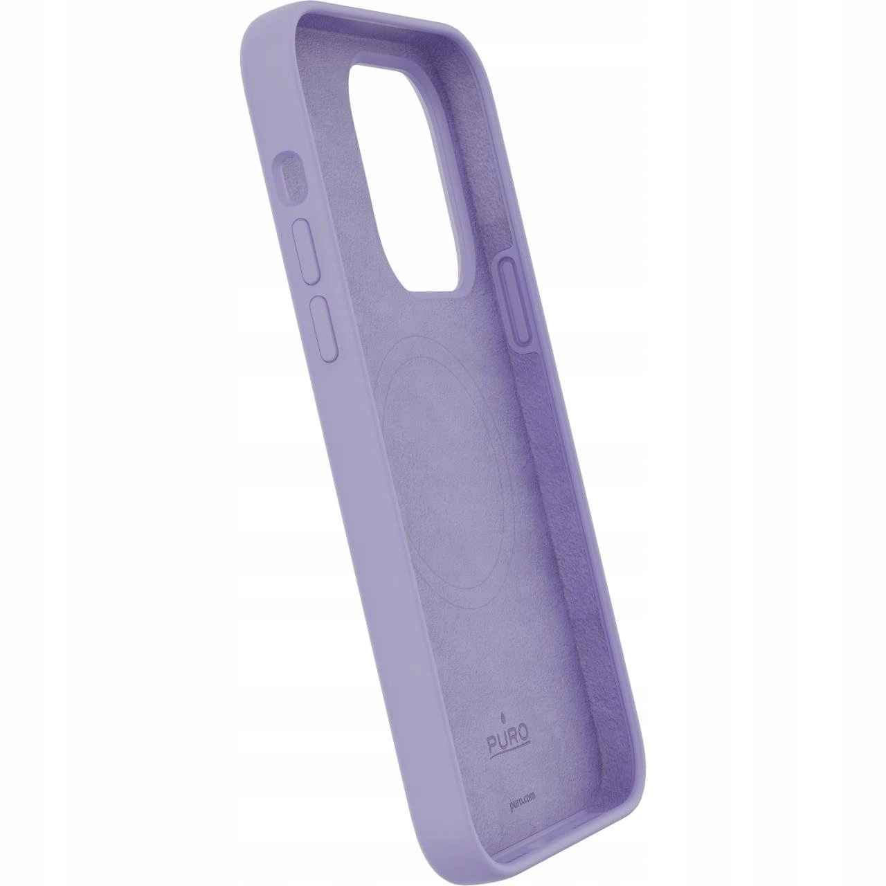 Pouzdro Puro Icon Mag MagSafe pro iPhone 14 Pro levandulové