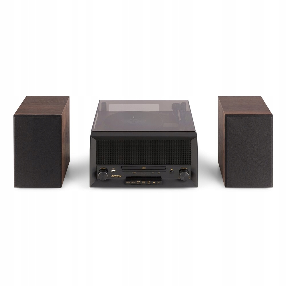 Gramofon Wieża Bluetooth CD USB nagrywarka+ winyl Marka Fenton