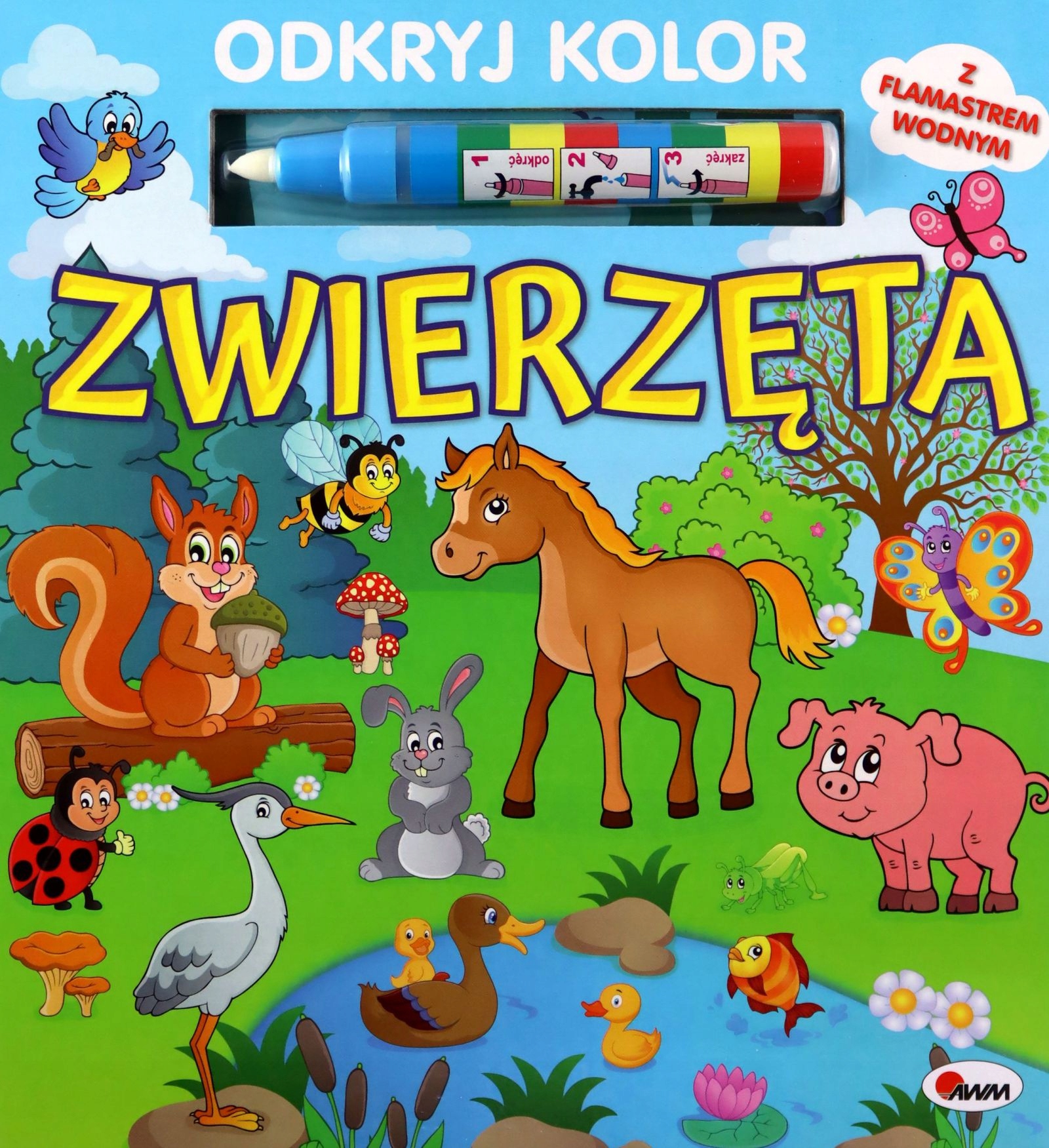 

Zwierzęta. Odkryj Kolor Mirosława Kwiecińska (ks