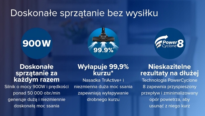 Odkurzacz bezworkowy Philips FC9741/09 PowerPro Expert 900W EAN (GTIN) 8710103827498