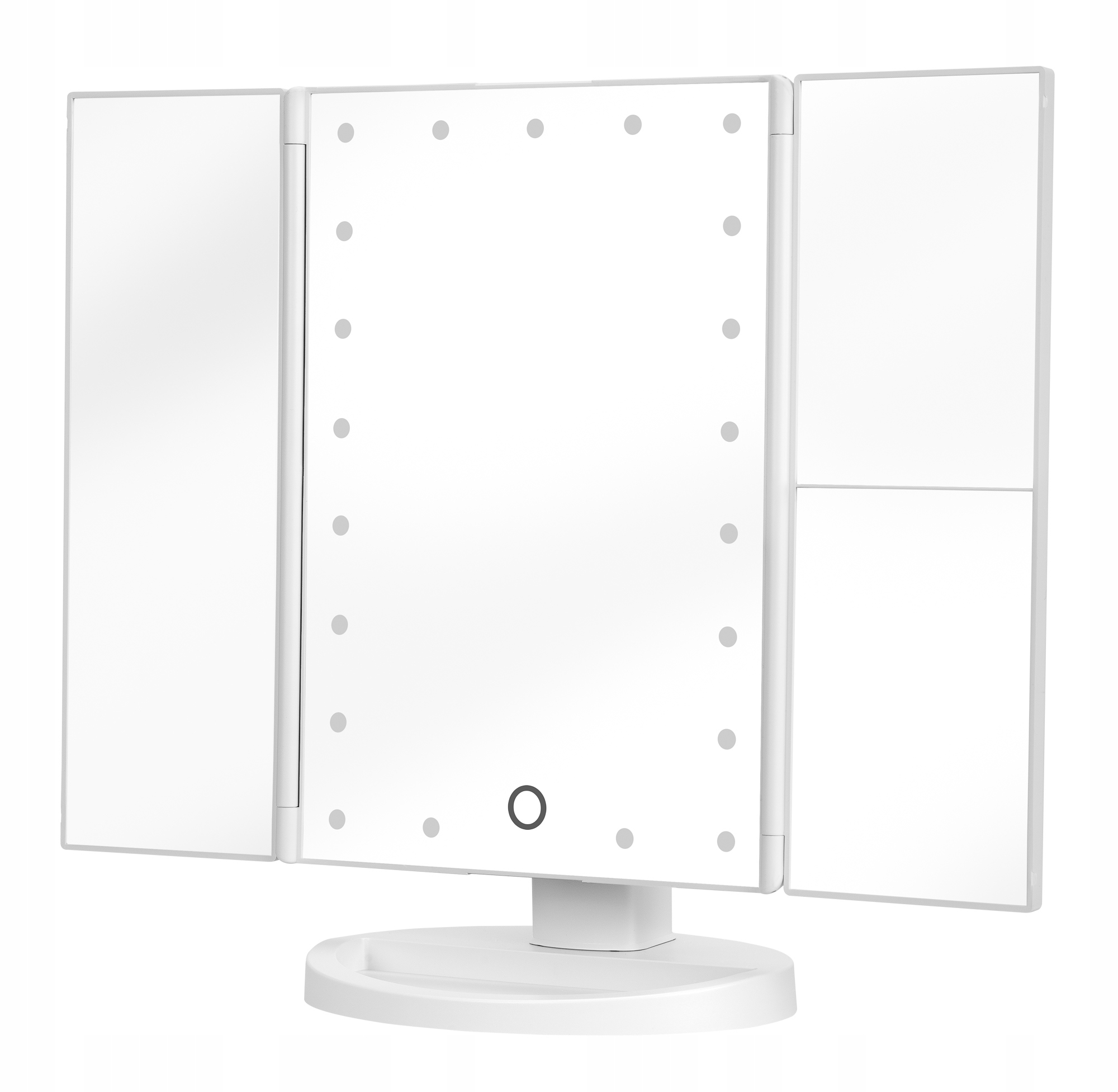 2x Make-up zrcátko Humanas HS-ML04 s Led podsvícením bílé
