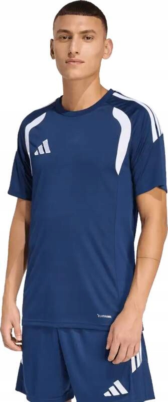 Pánský fotbalový dres Adidas Tiro 26 League krátký rukáv tmavě modrý