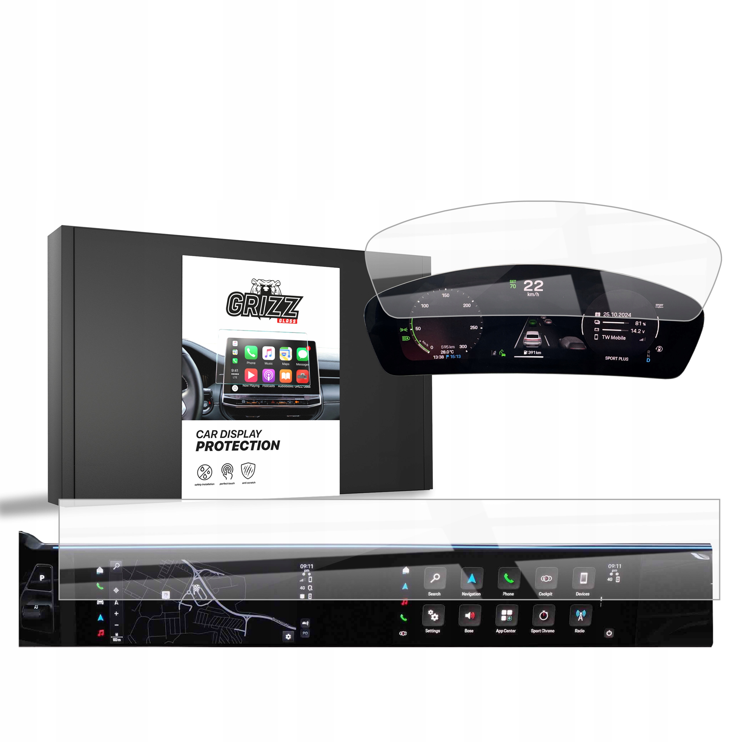 2w1 Folia Ceramiczna do Porsche Macan 4 (2025)