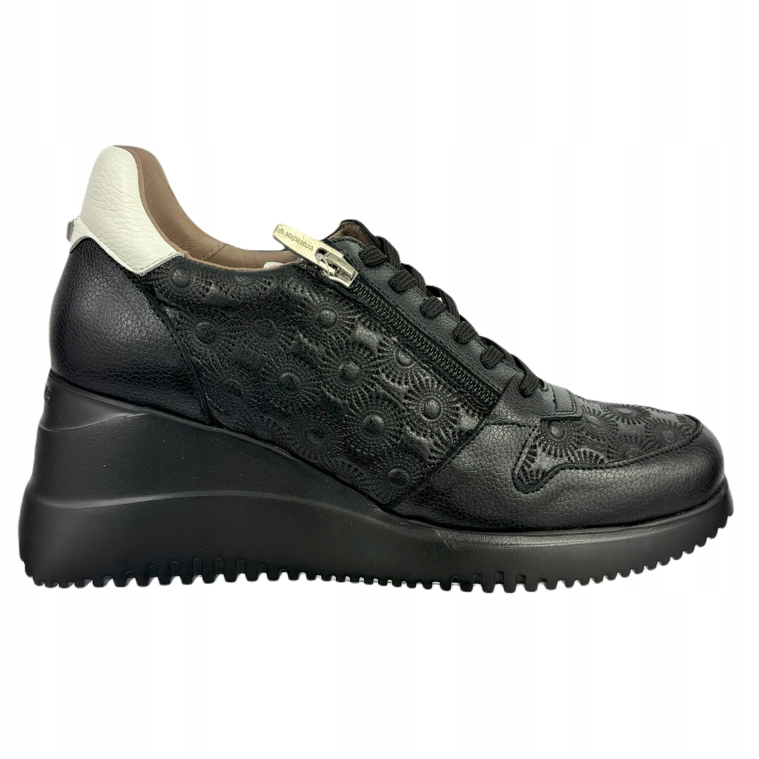 Dámské tenisky Wonders G-6611 Wild Nero Wild Milk 36, černá