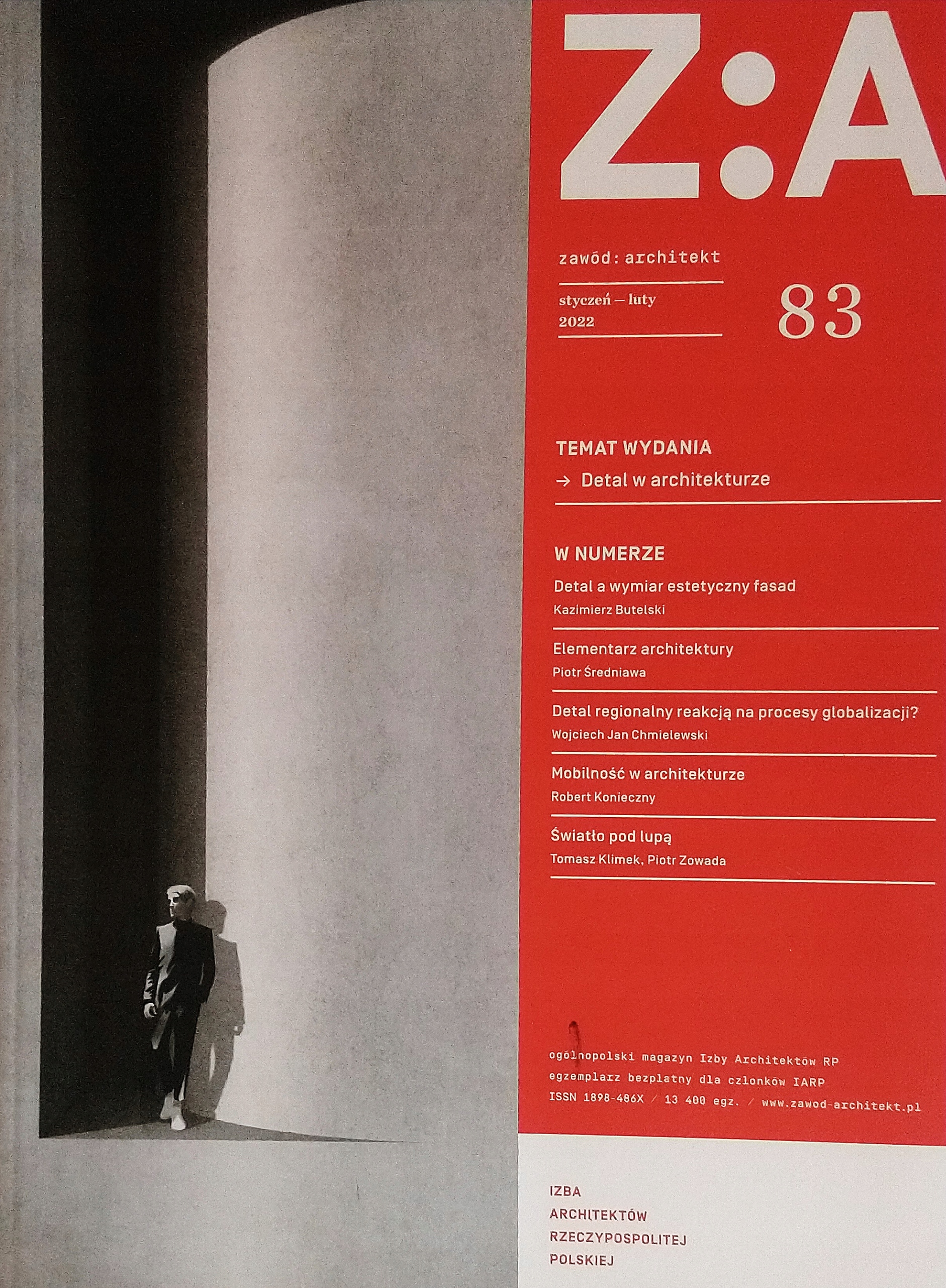 Zawód:Architekt nr 83 / 2022 SPK