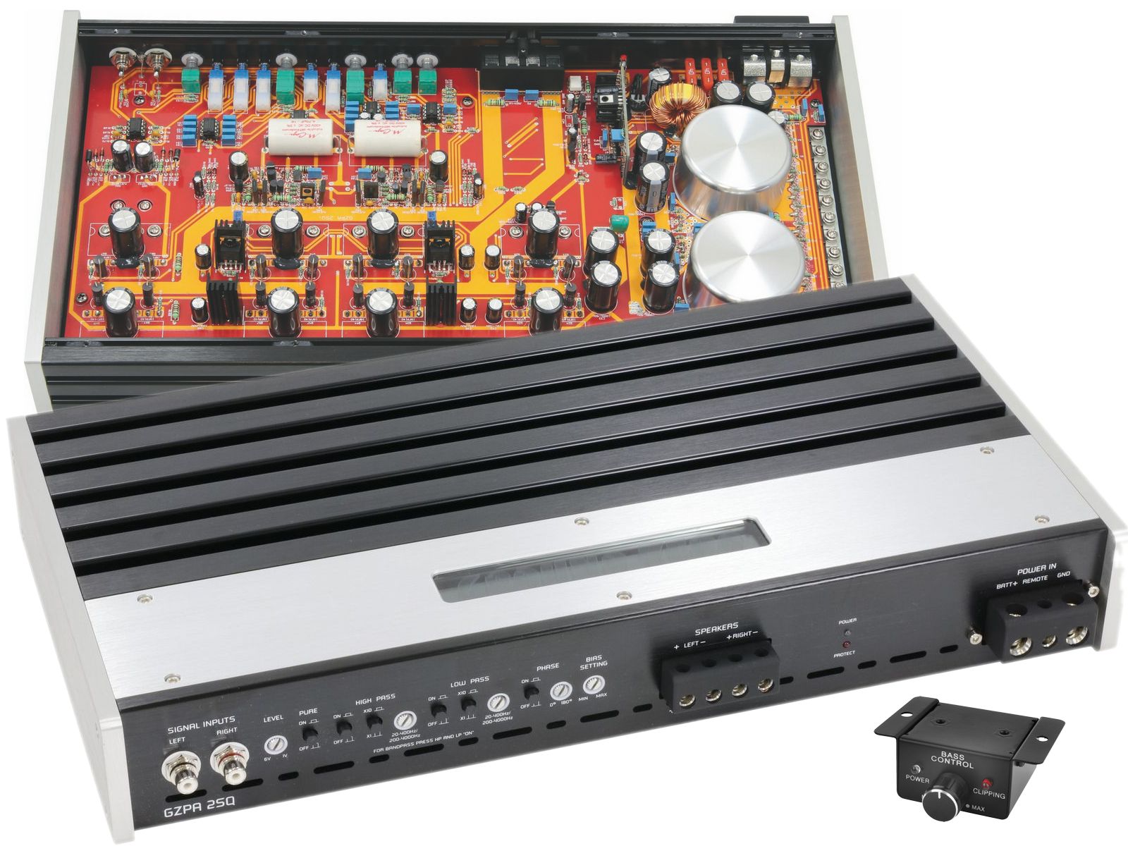 Ground Zero Gzpa 2SQ automobilový zosilňovač 2 1 kanálový Sound Quality