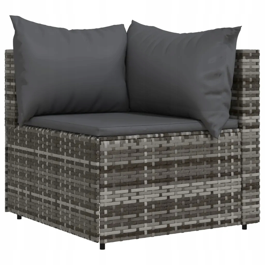 3-cz. zestaw wypoczynkowy do ogrodu, poduszki, sza Długość mebla 63 cm