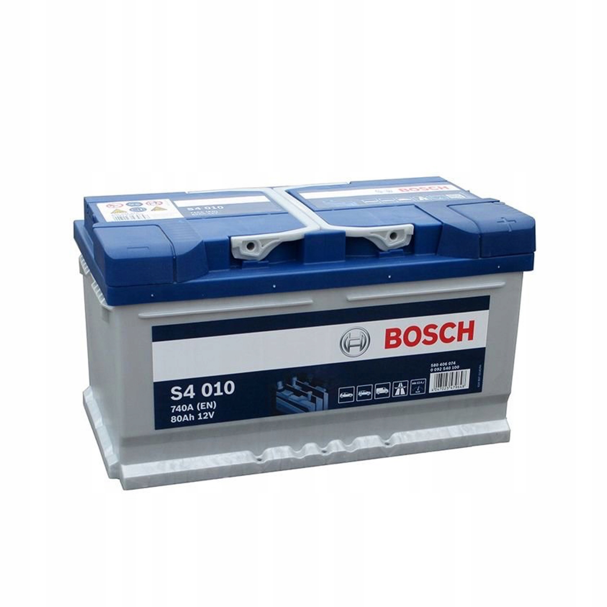 Аккумулятор BOSCH S4 S4010 80 Ah 0 092 S40 100