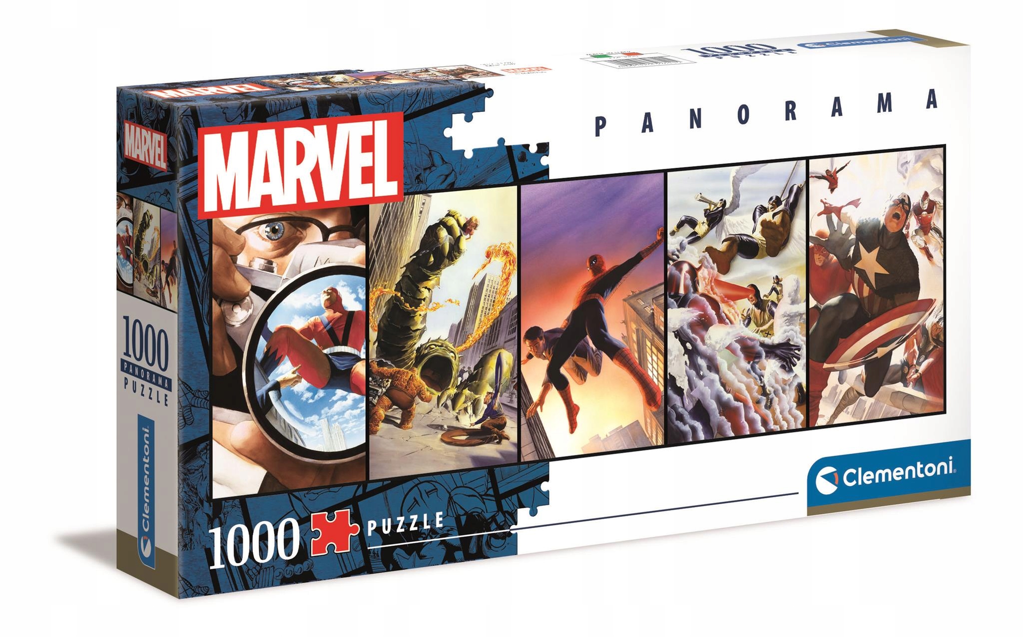 Puzzle 1000el. Panorama Marvel k-39611