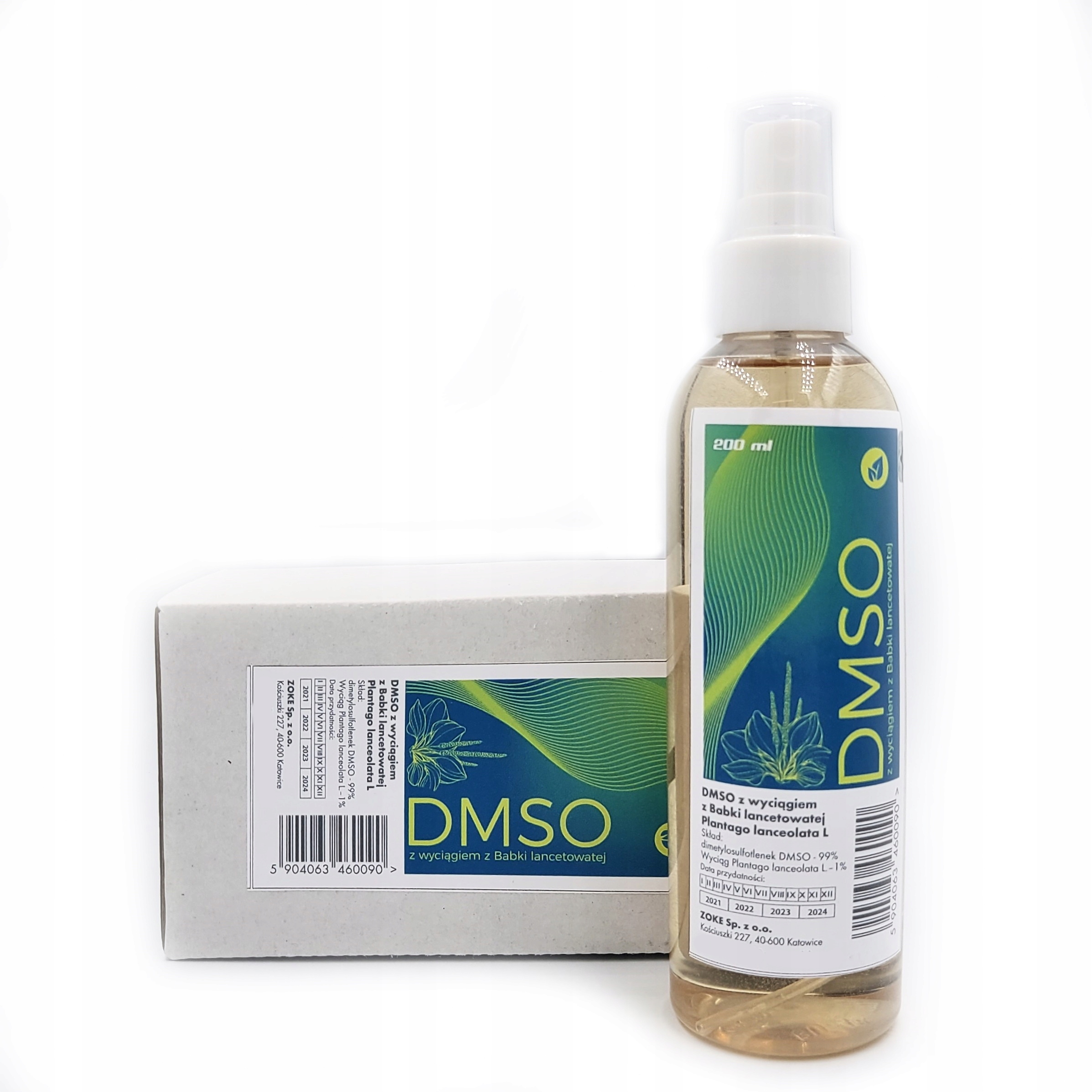 

Dmso z wyciągiem z Babki lancetowatej. Spray.