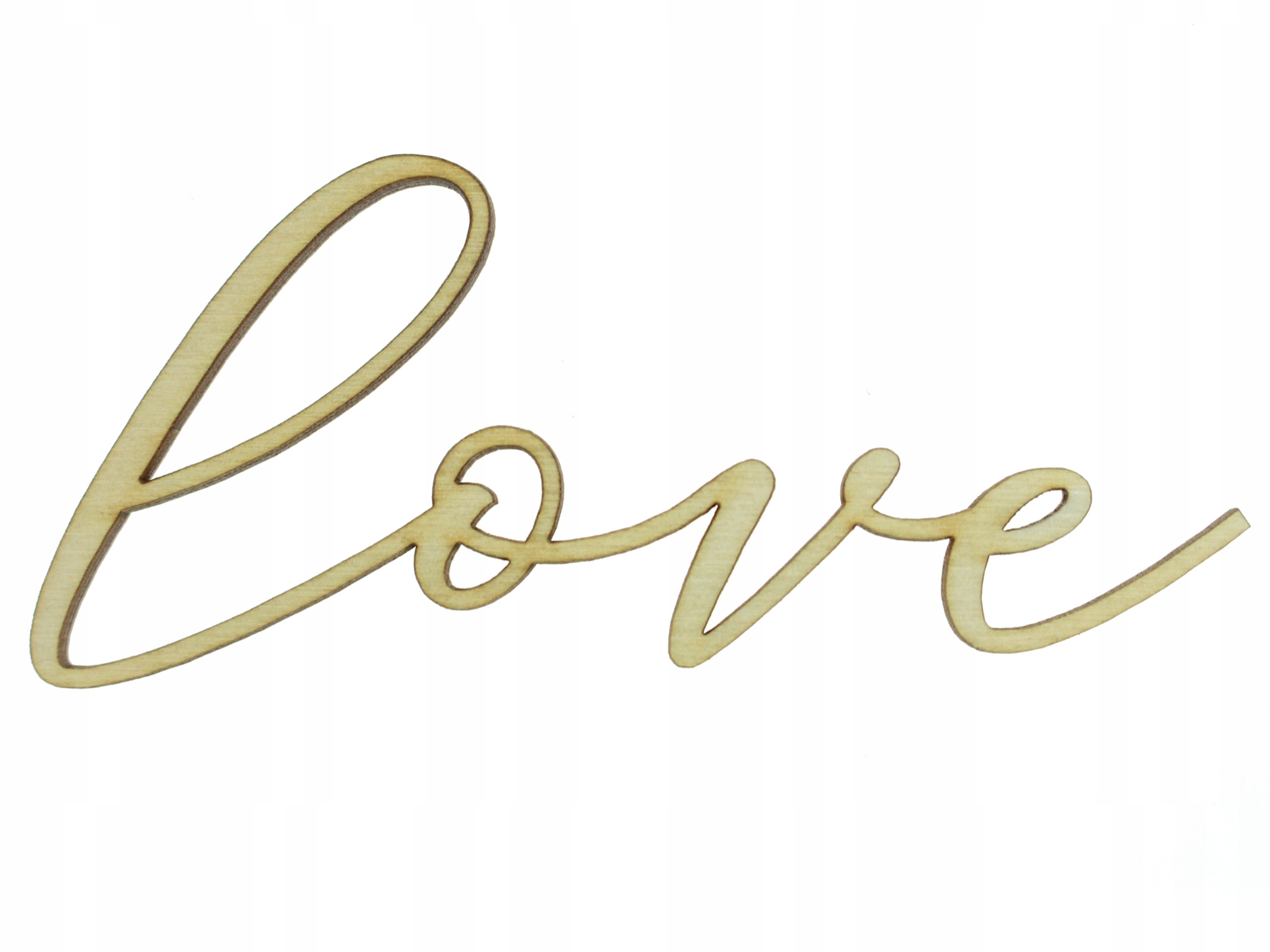 

Napis Love Ozdoba Sklejka Do Zdobienia 11x5,5cm