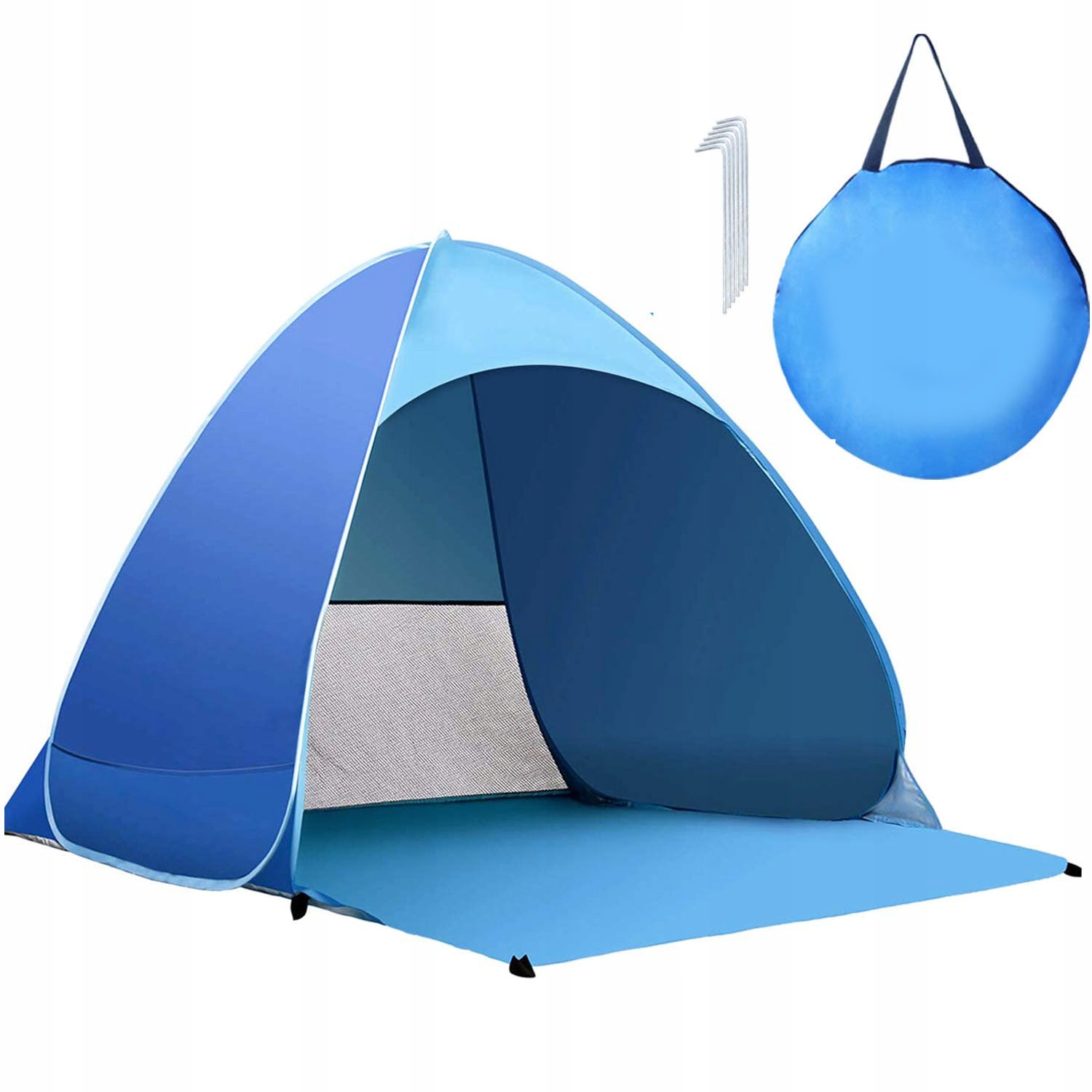 NAMIOT PLAŻOWY SAMOROZKŁADAJĄCY PARAWAN UV DUŻY OGRODOWY POKROWIEC POP-UP Marka Satis