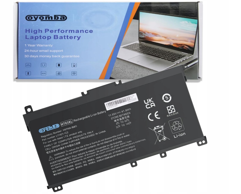 Bateria Oyomba L11119-855 HT03XL Do Hp Pavilion 14-CE 14-CF 14-CK