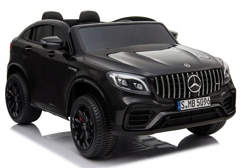 Auto na Akumulator Mercedes Glc 63S Dwuosobowy Led MP3 Czarny Lakierowany