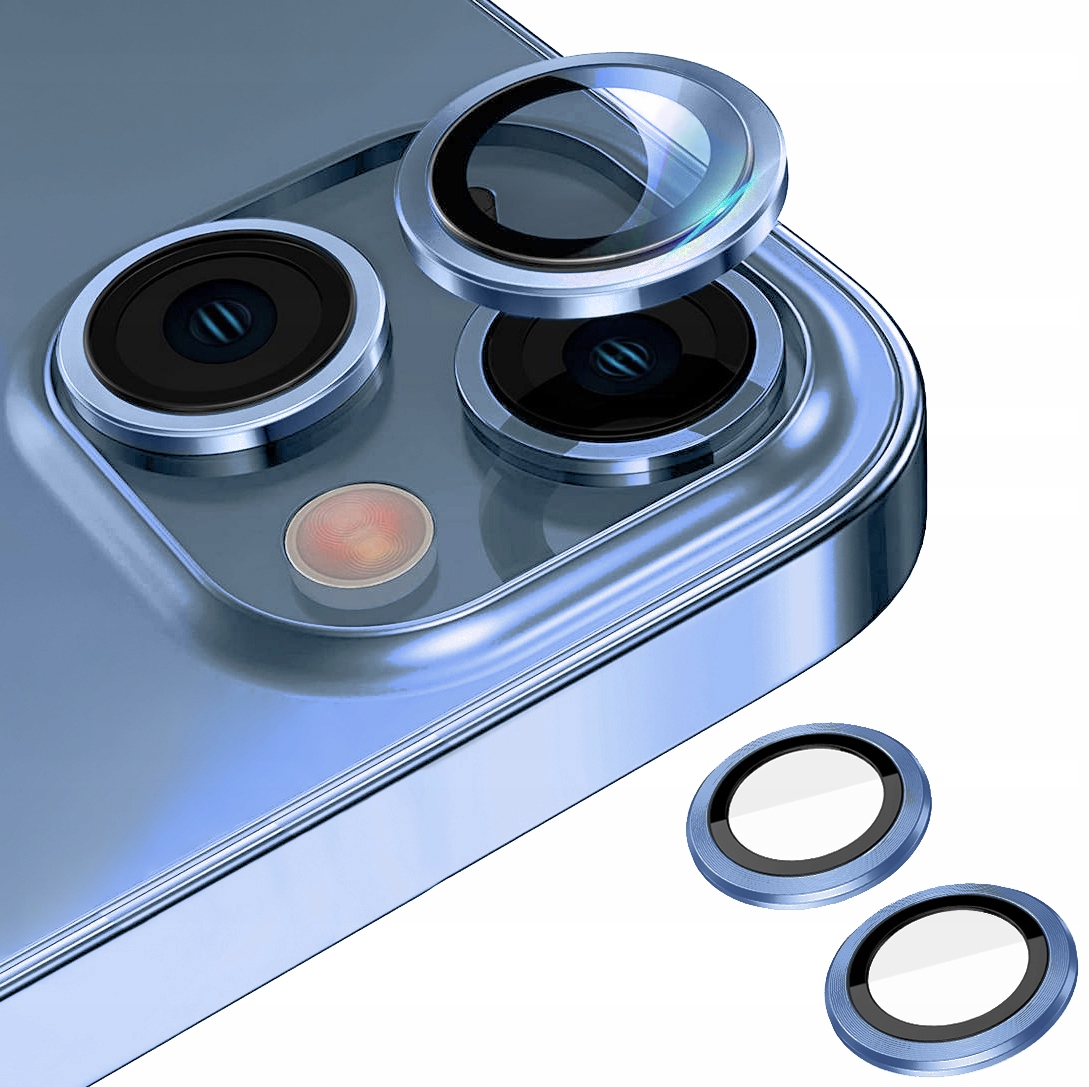 

Ring Szkło na Aparat do Apple iPhone 14 Niebieski