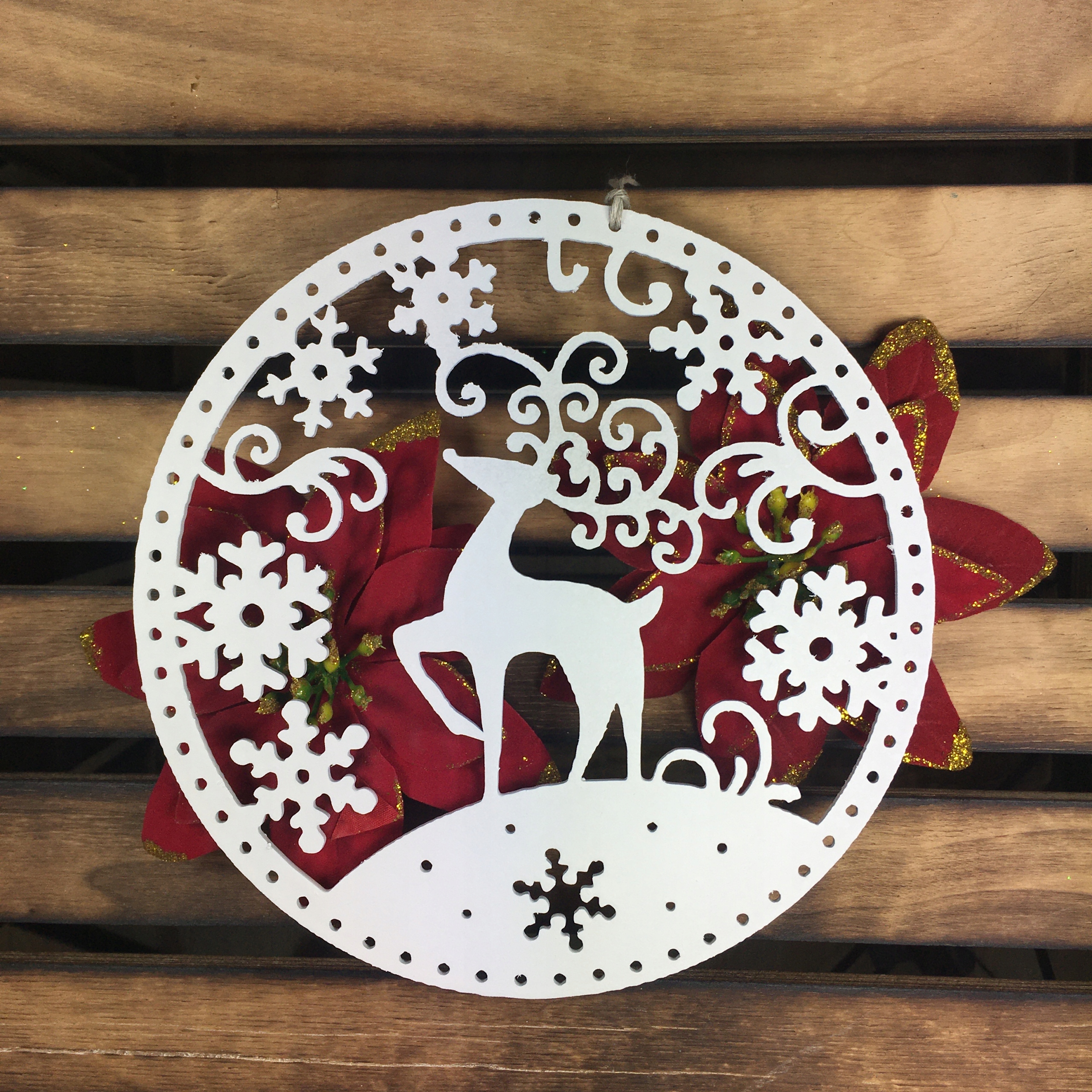 BOMBKA AŻUR RENIFER ZAWIESZKA ŚWIĘTA DEKOR 30CM Kod producenta BOM51