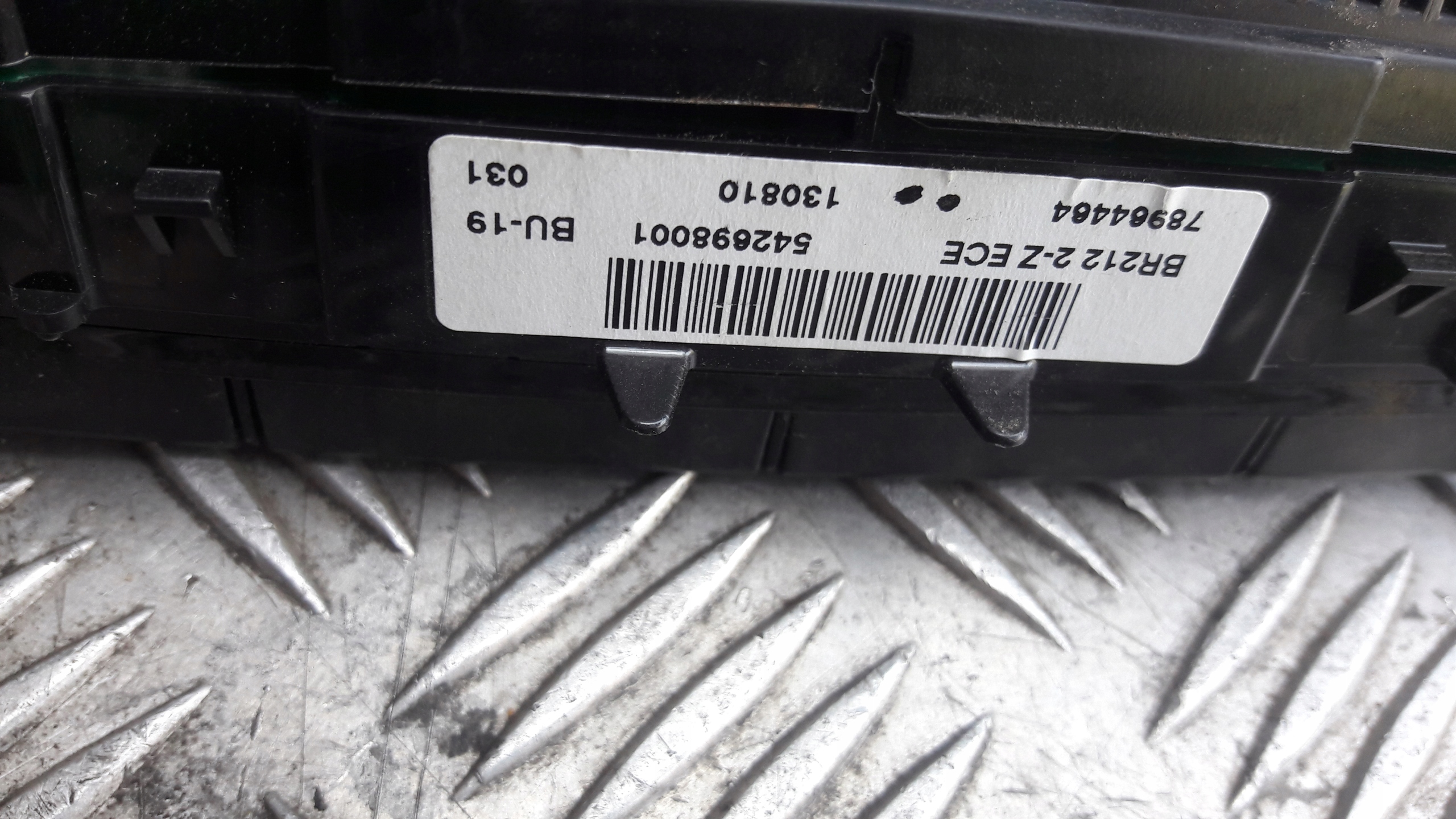 MERCEDES W212 Unite commande clima A2129009109