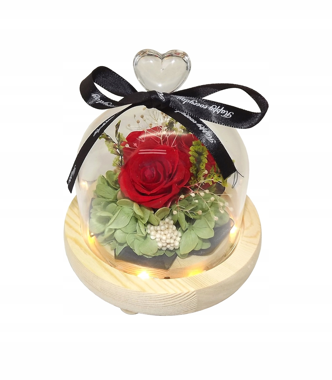 

Wieczna Róża W Szkle Led Idealny Flowerbox