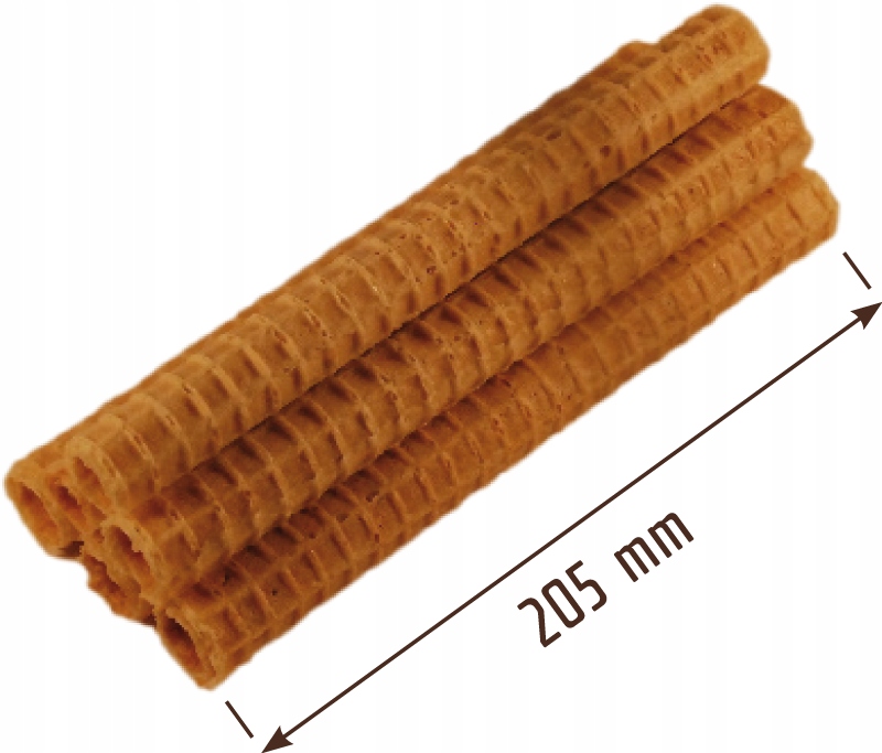 Rurka Rurki waflowa do bitej śmietany 100 szt.