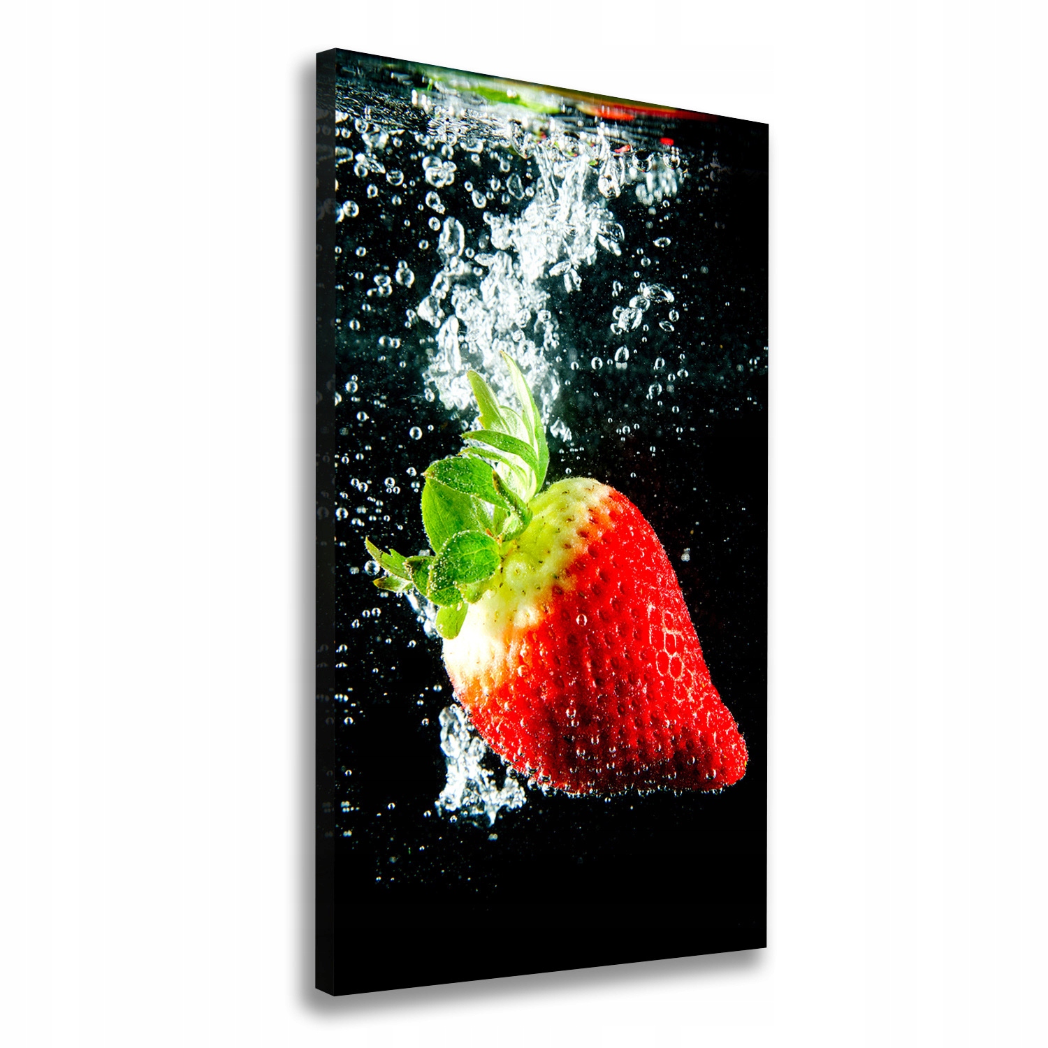 

Foto obraz na płótnie Truskawka pod wodą 70x140 cm