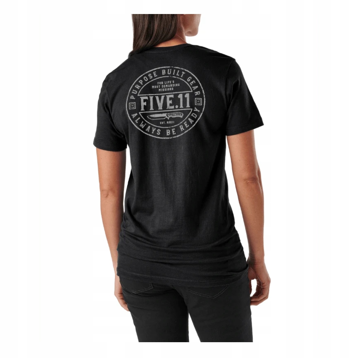 Tričko 5.11 Wm Camp Knife Ss Tee L Černé 31226ADK